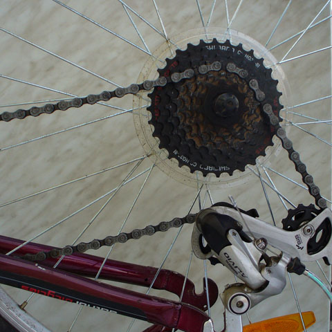 как снять колесо велосипеда